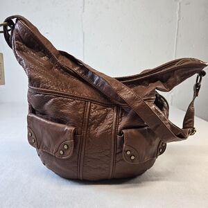 Crossbody Expandable Bag w/ stud pockets Boho Style Purse